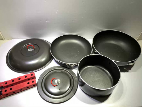BBQ用品のアルミクッカーセット