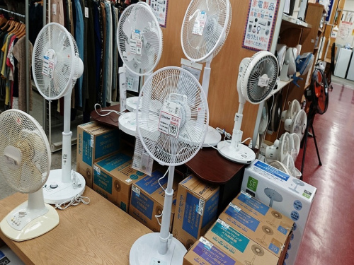 除湿器の扇風機　