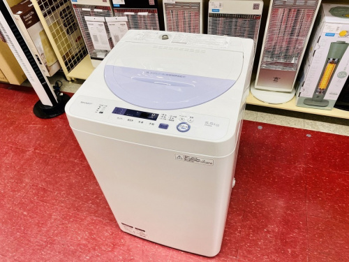 生活家電の洗濯機