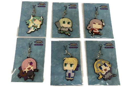 キャラクターグッズのラバーチャーム