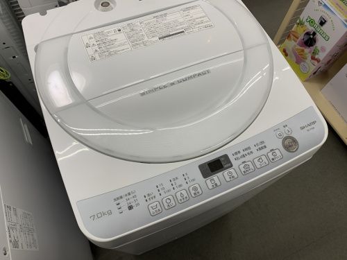 生活家電の洗濯機