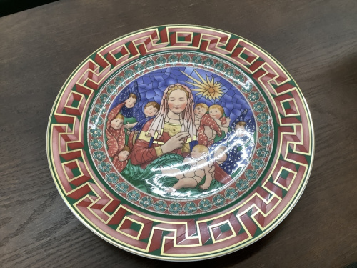 洋食器のクリスマスプレート