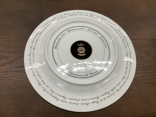 クリスマスプレートのRosenthal×VERSACE