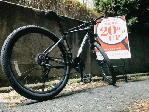 アウトドアの自転車