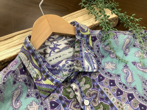 総柄ビッグシャツのETRO