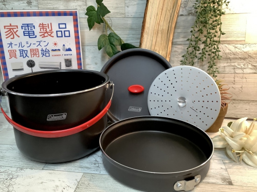 アウトドア雑貨のクッカーセット フライパン