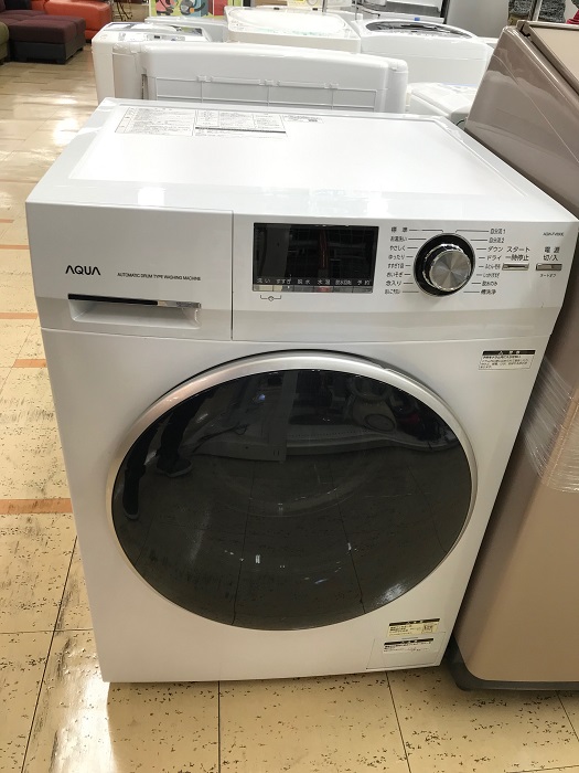郡山安積店】 アクアのドラム式全自動洗濯機を買取入荷しました