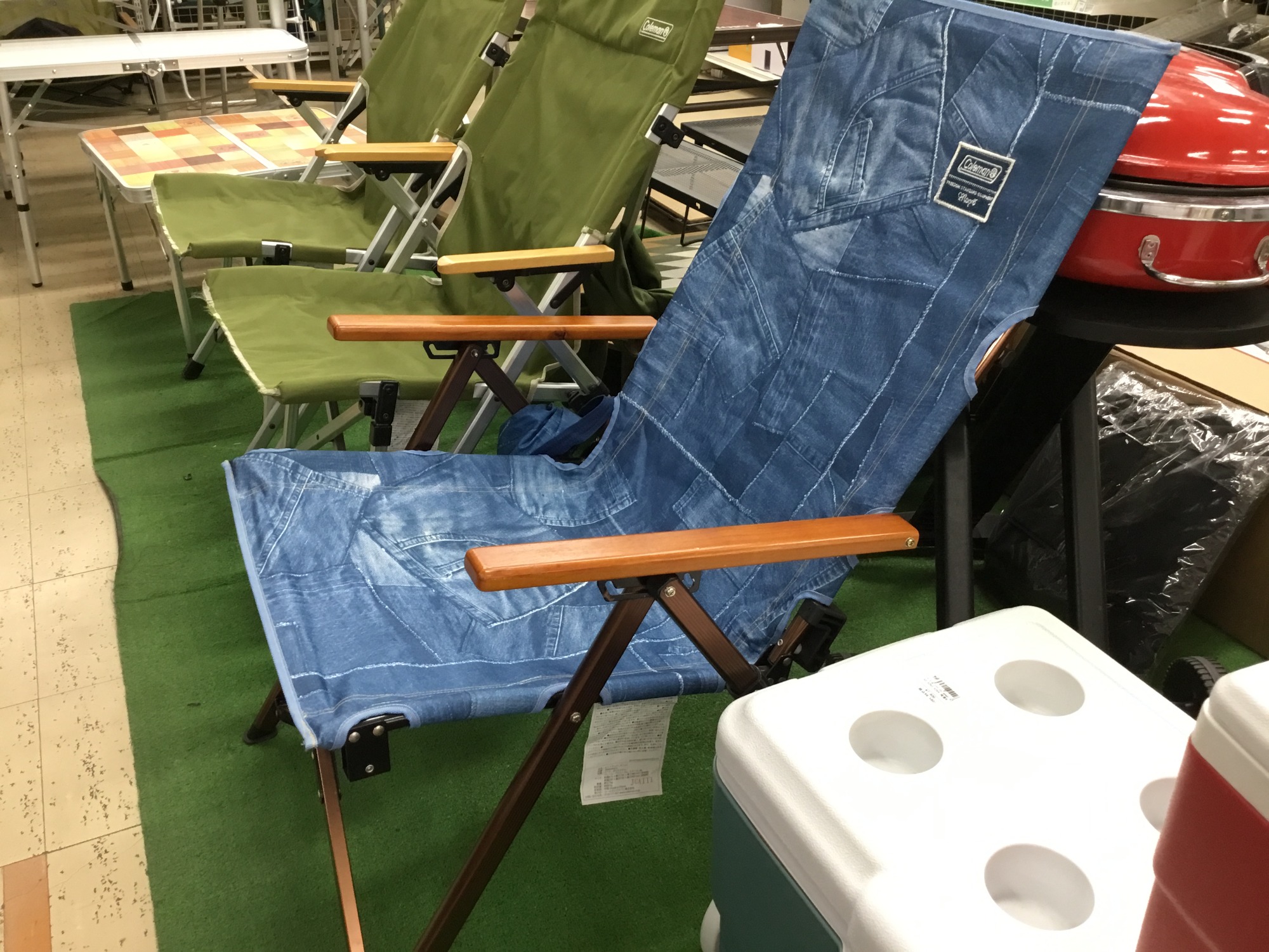 Coleman（コールマン）デニム レイチェア 2000030435 廃盤 程度B 買取