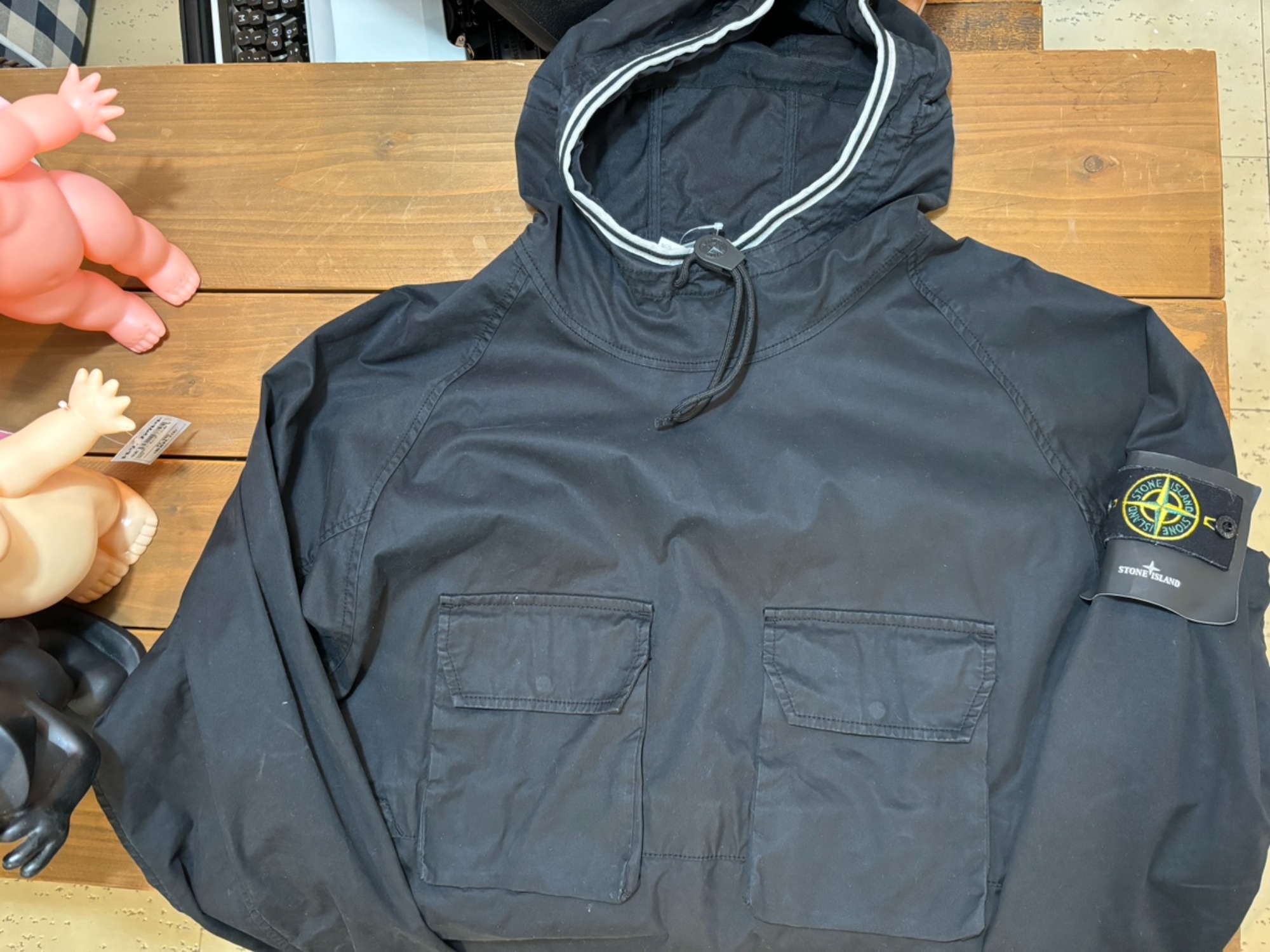 stone  ストーンアイランド　アノラック　フード　パーカー STONE ISLAND】ストーンアイランド『ガーメントダイ フーデッド