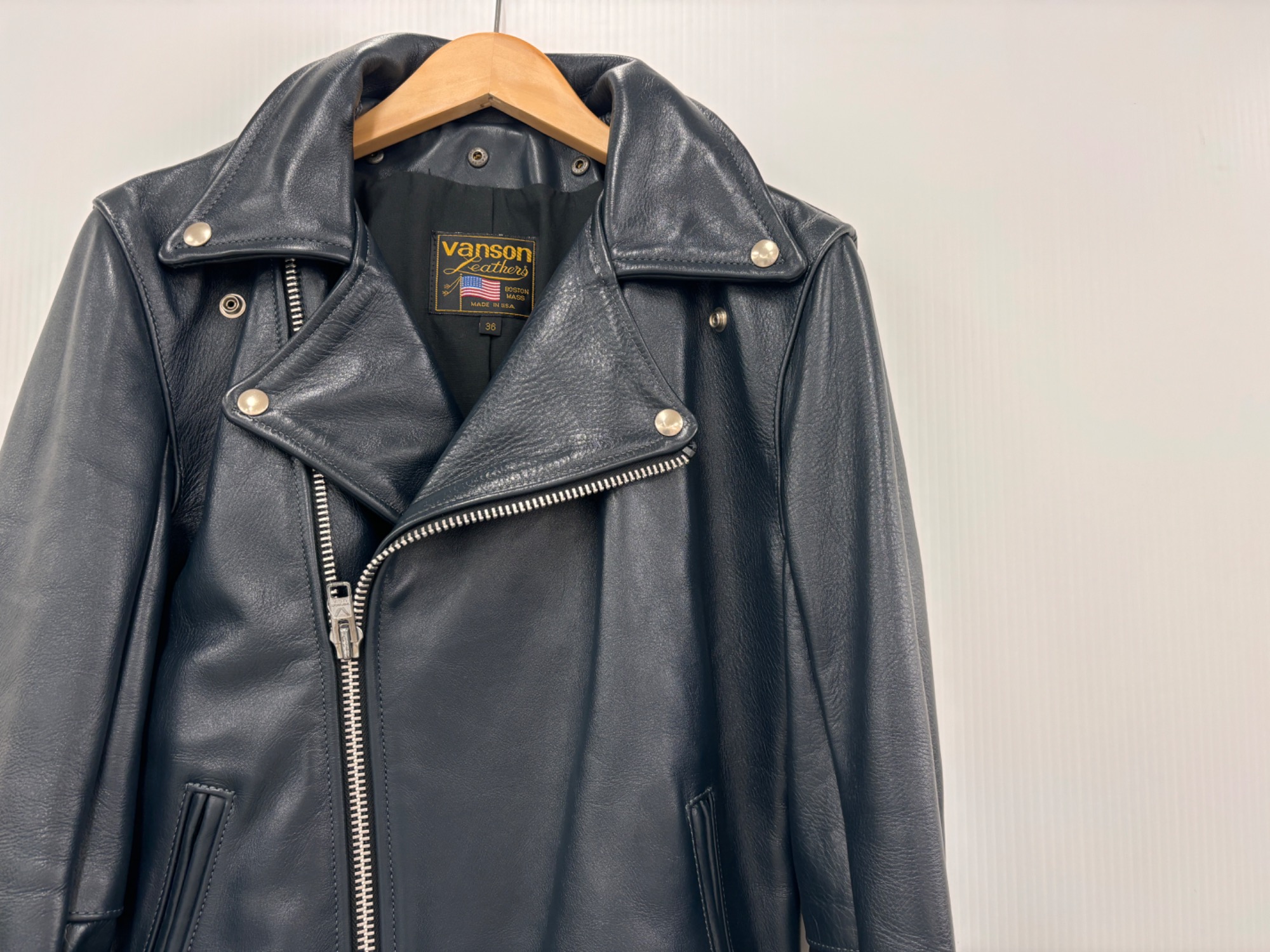 VANSON（バンソン）のﾀﾞﾌﾞﾙﾗｲﾀﾞｰｽｼﾞｬｹｯﾄが買取入荷しました