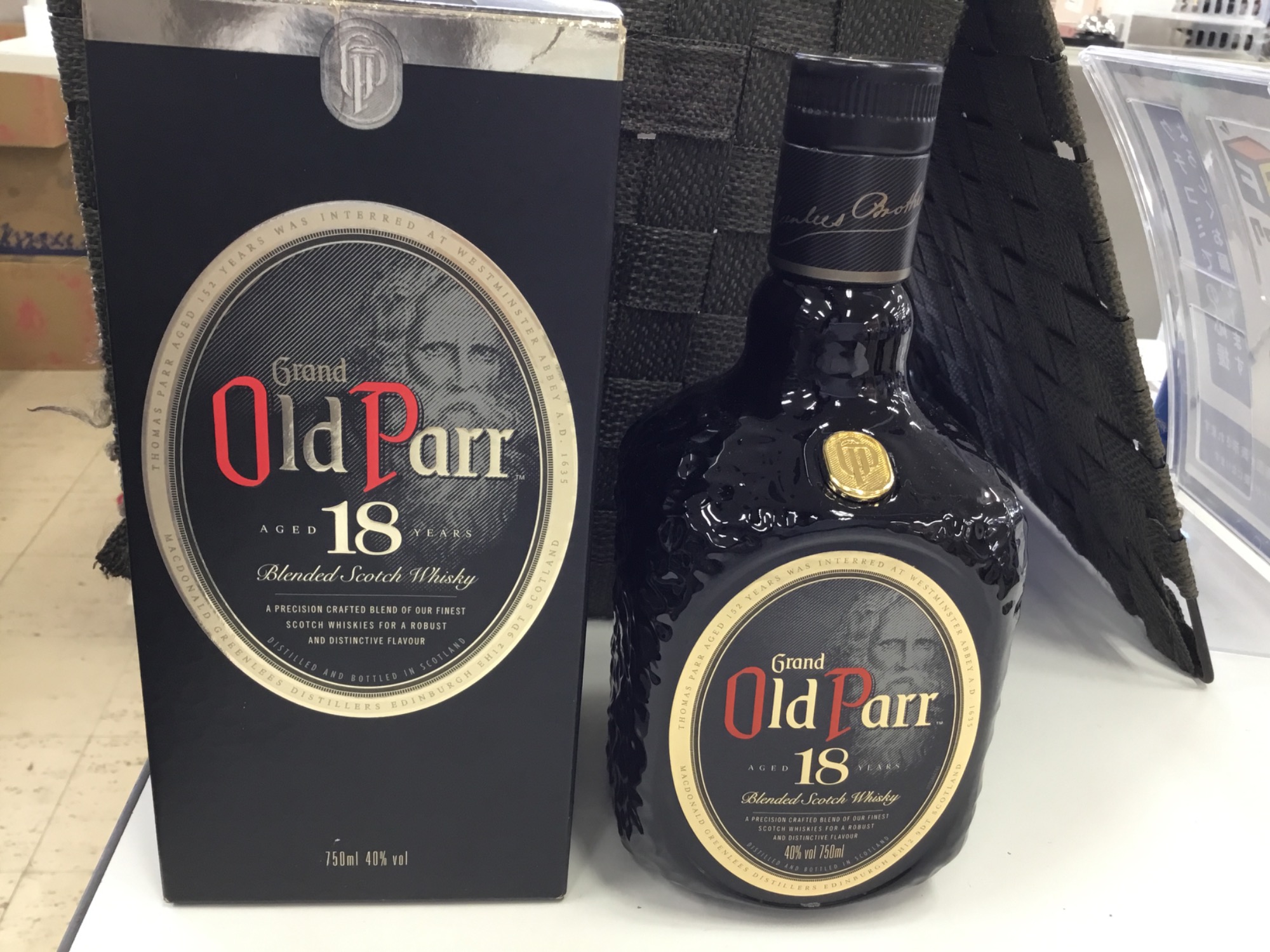 スコッチウイスキーのOLD PARR(オールドパー)が買取入荷しました
