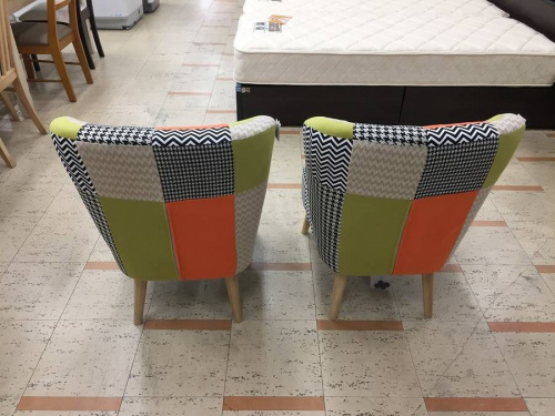 ソファのパッチワーク