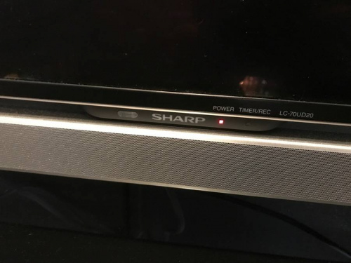 液晶テレビのSHARP