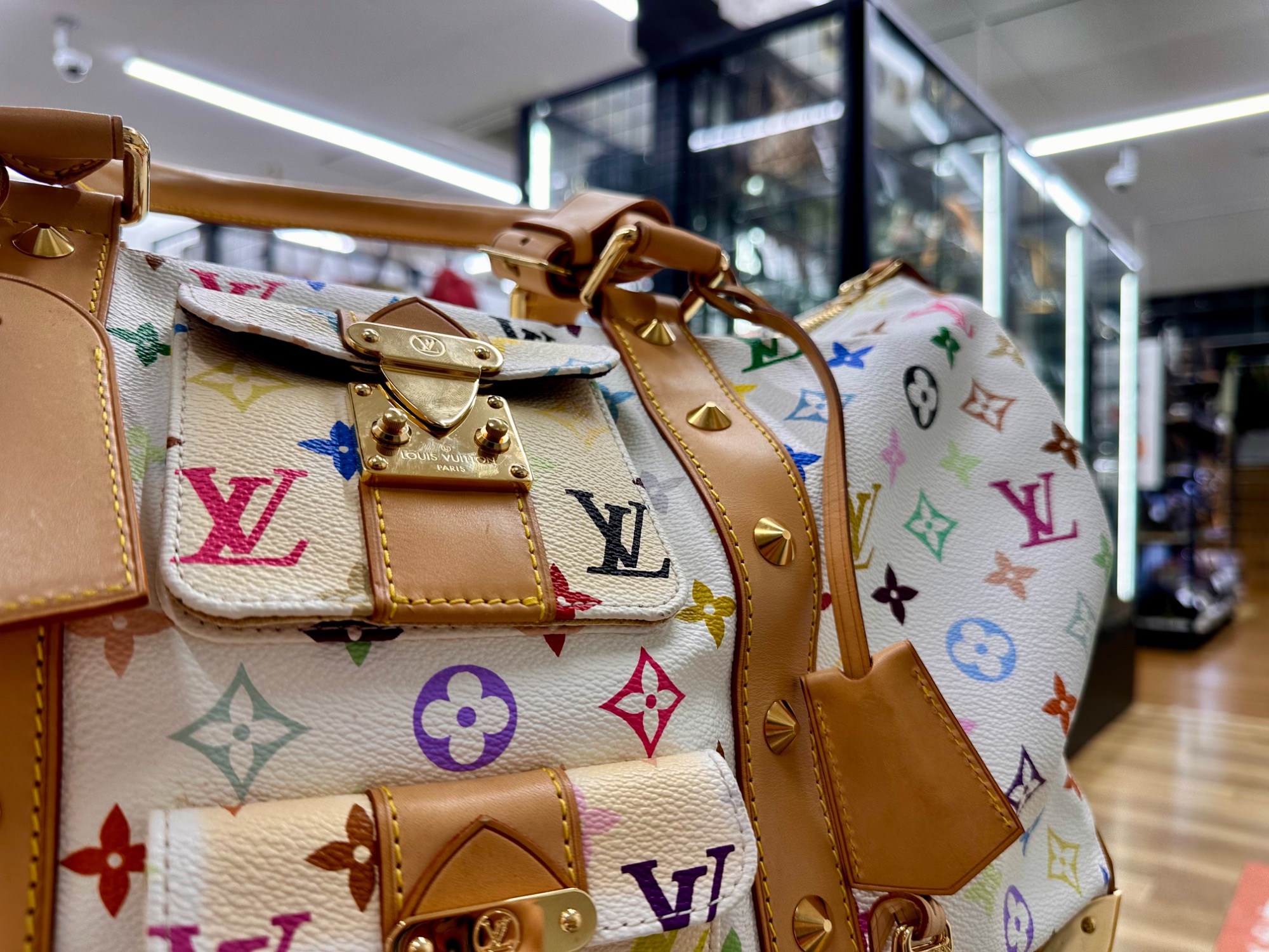 Louis Vuitton ルイヴィトン キーポル45 モノグラム 付属あり美品 LOUIS VUITTON ルイヴィトン キーポル バンドリエール50