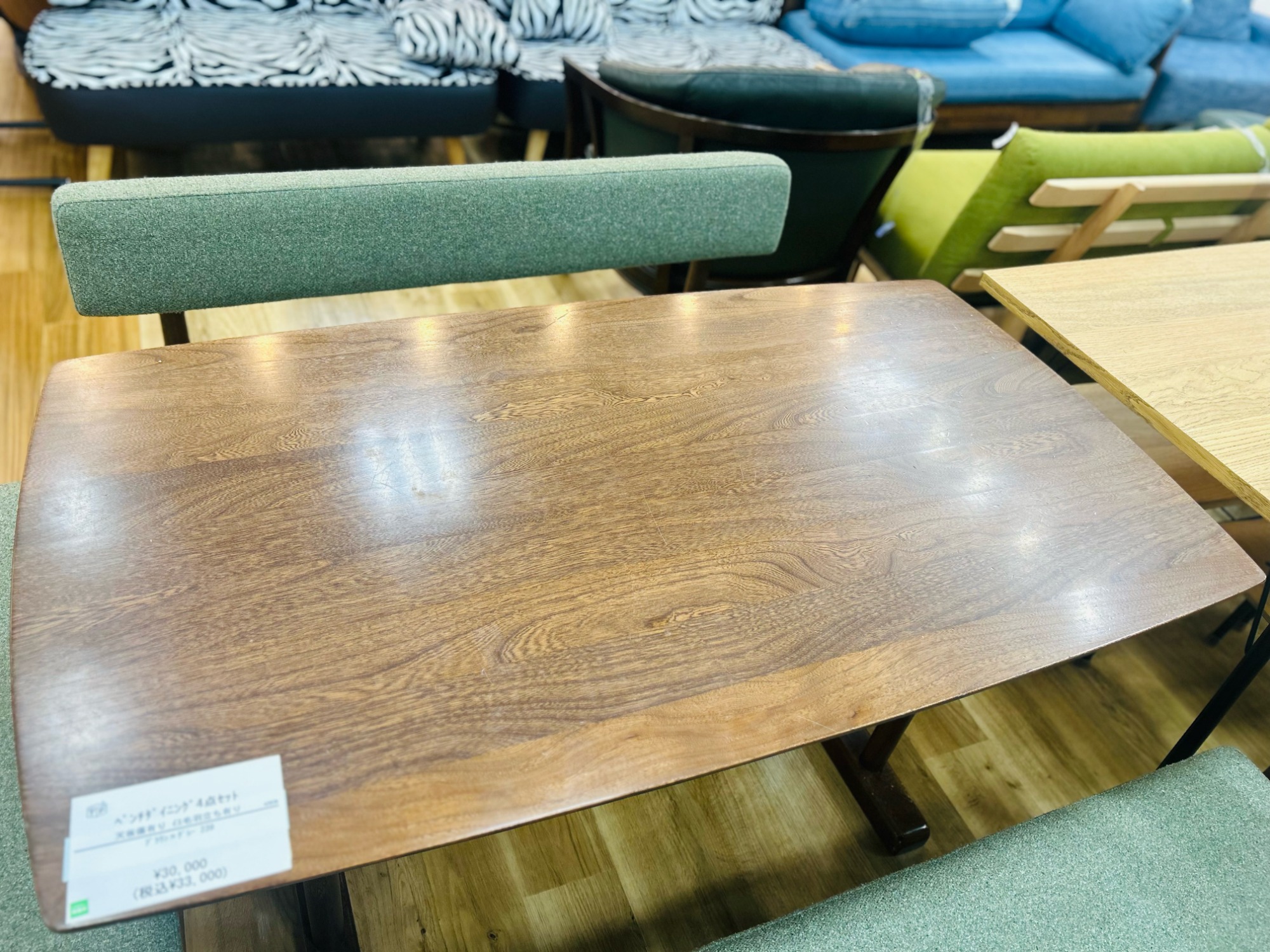 ベンチ付き】ベンチダイニング4点セット入荷いたしました！！｜2024年