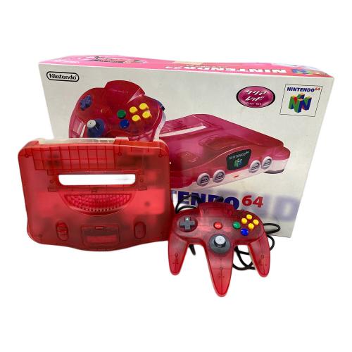 Nintendo / ニンテンドー】レトロゲーム機 Nintendo64 NUS-001 クリア