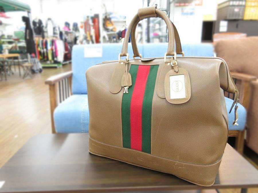 オールドグッチ☆シェリーラインのボストンバッグ入荷しました