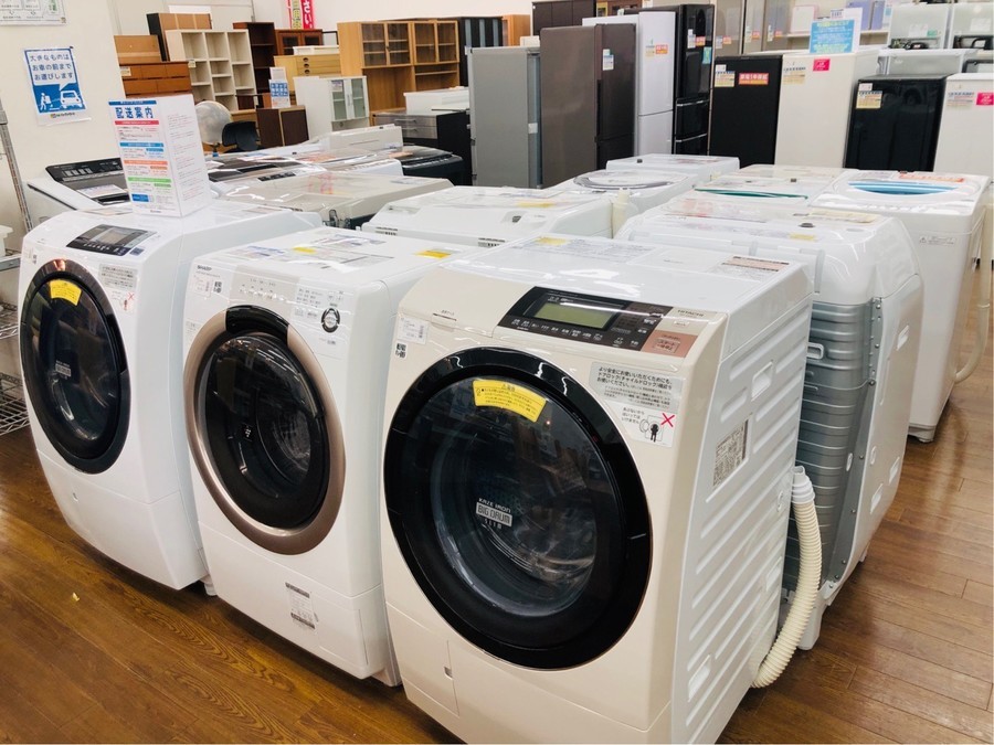 温水ナイアガラ洗浄♪」 日立のドラム式洗濯機入荷しました