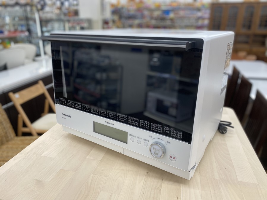 ジャンク品 2018年製パナソニックスチームオーブンレンジ NE-BS805-W