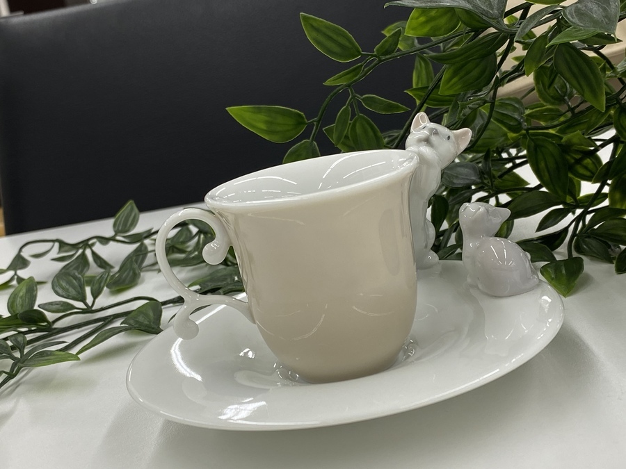 リヤドロ　カップ　ソーサー　デミカップ　猫　犬　カエル　廃番 リヤドロ カップ ソーサー デミカップ 猫 犬 カエル 廃番 リヤドロ