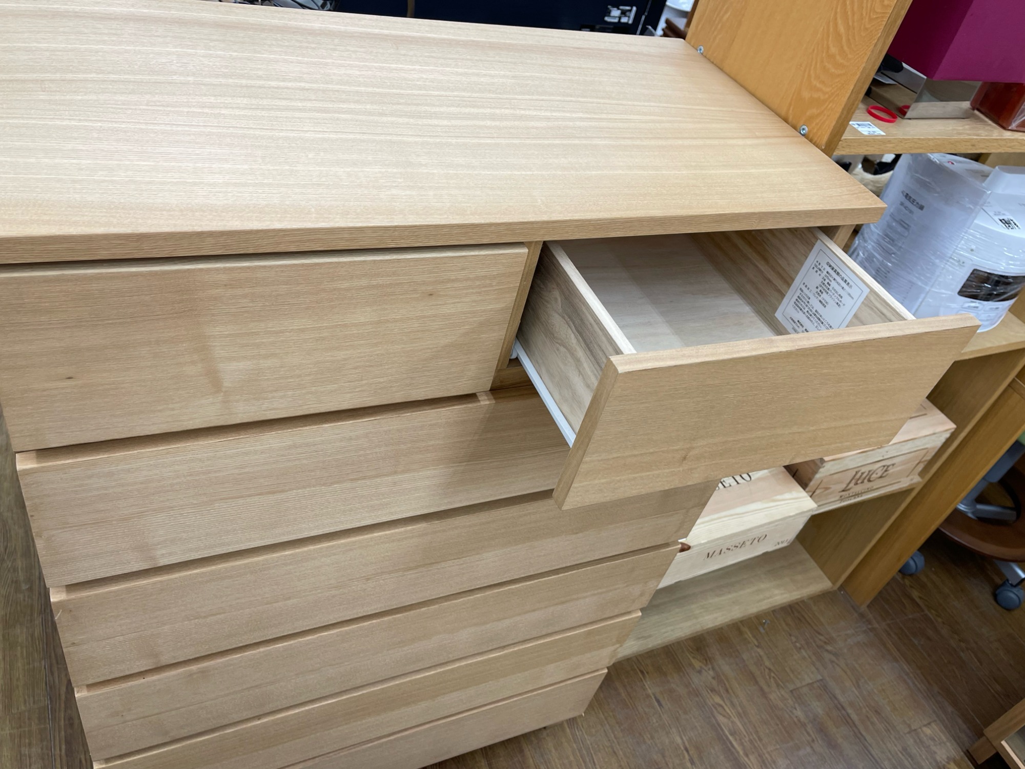 無印良品】6段ハイチェストのご紹介です！！【タモ材】｜2023年05月02