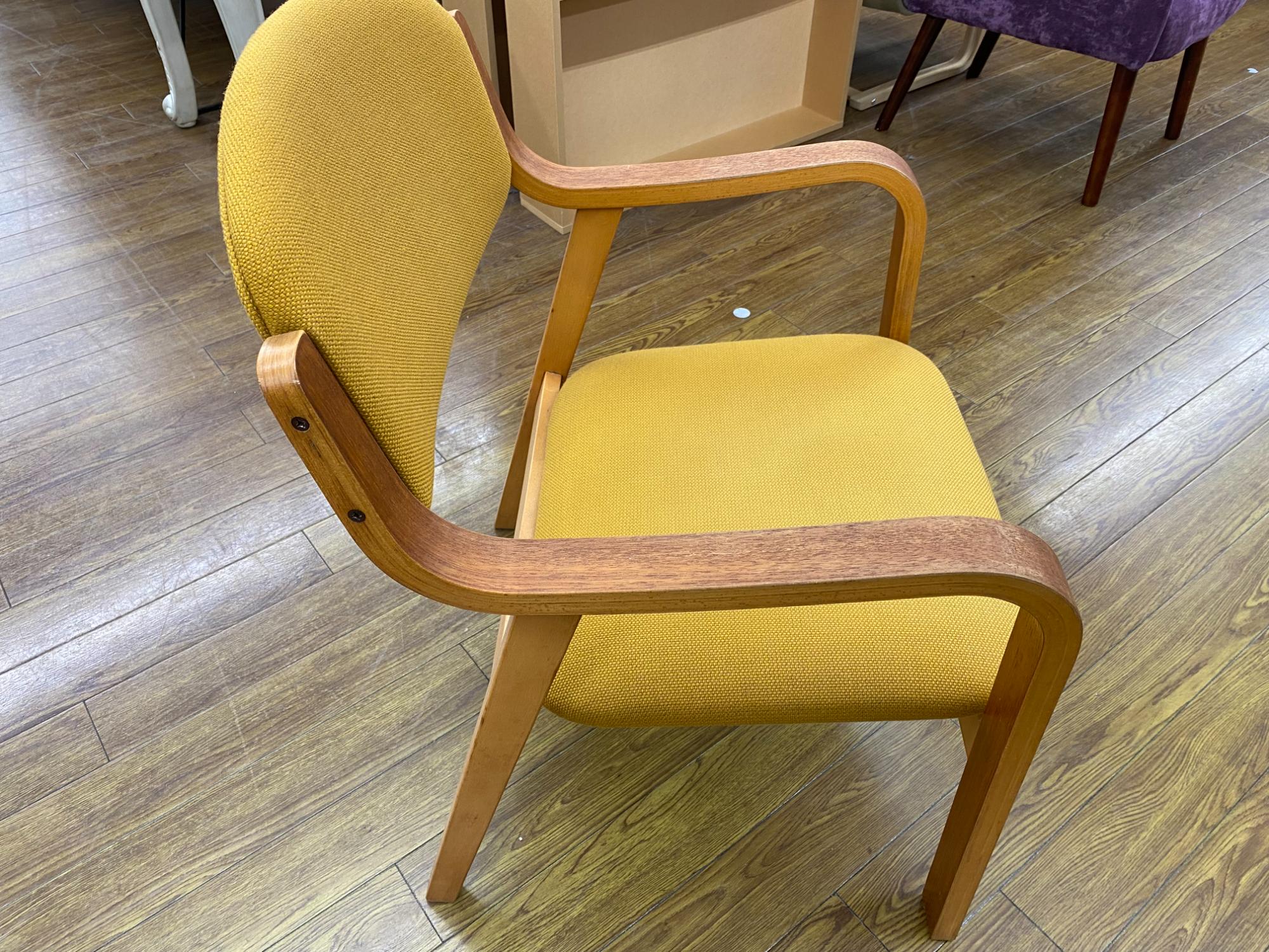 オンライン販売中！】天童木工 ヴィンテージイージーチェア イエローを