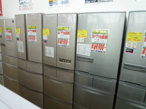 冷蔵庫の中古家電