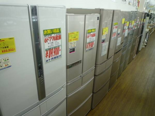 冷蔵庫の中古家電