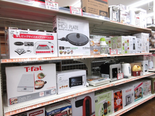 調理家電の未使用品