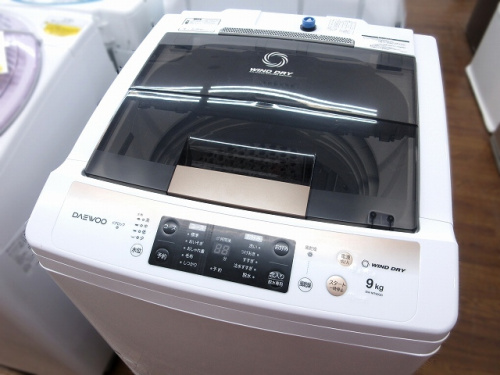 生活家電の洗濯機