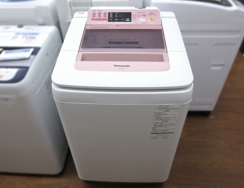 洗濯機のPanasonic　全自動洗濯機　8kg　