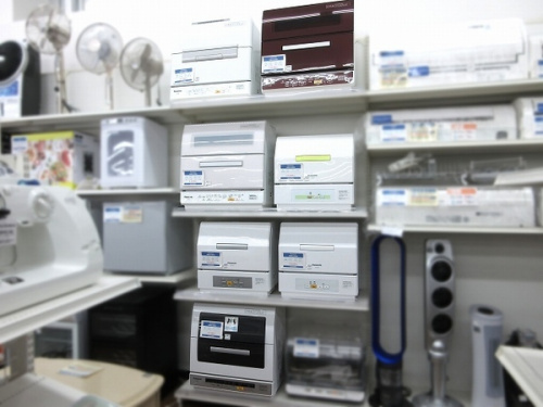 生活家電の食器洗い乾燥機