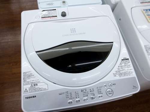 生活家電の洗濯機