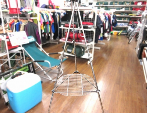 BBQ用品のザ・三脚スタンド バッグ付 中古