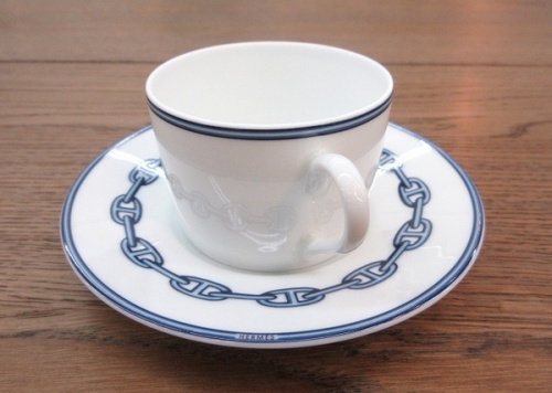 洋食器のモーニングカップ&ソーサー