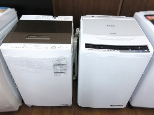 生活家電の洗濯機　