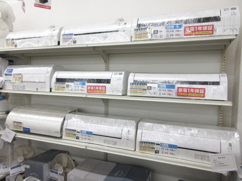 季節家電のエアコン