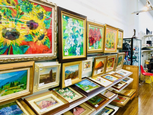 絵画のインテリア