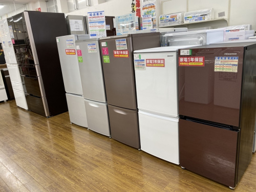 生活家電の冷蔵庫