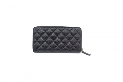 ラウンドファスナーウォレットのCHANEL　シャネル　マトラッセ