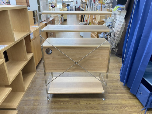 ステンレスユニットシェルフの多摩　家具　買取