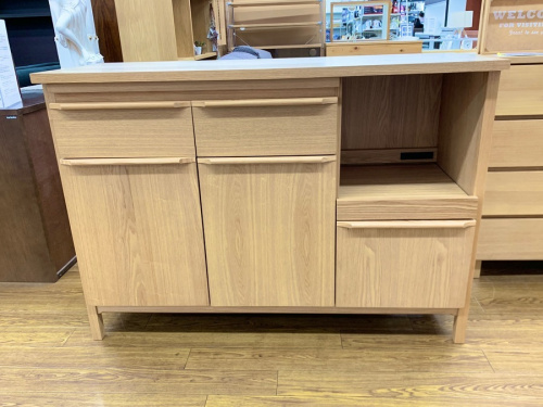 キッチン収納のキッチンカウンター