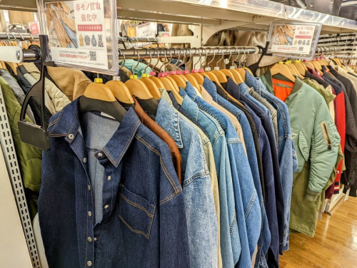 メンズファッションの春物 買取
