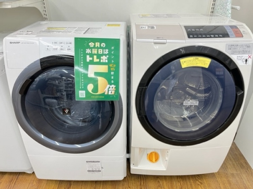 生活家電の洗濯機