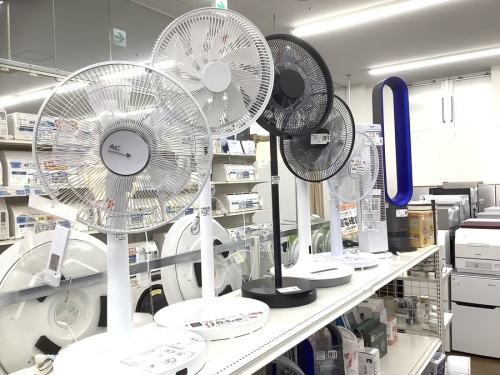 季節家電の扇風機