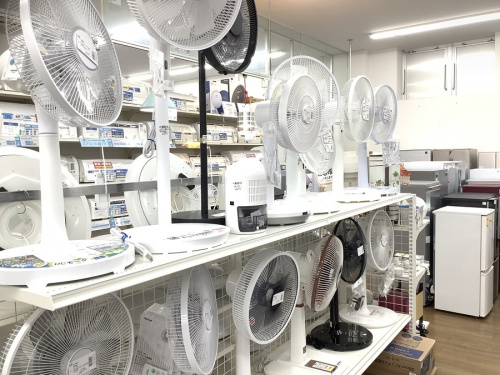季節家電の扇風機