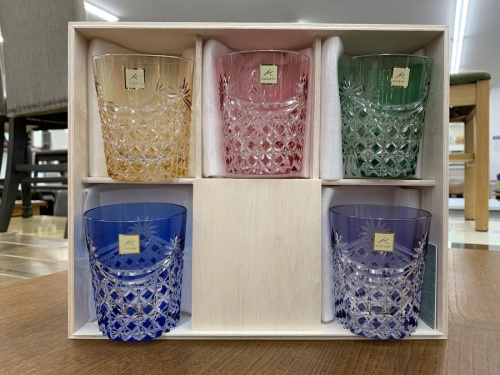 和食器の江戸切子