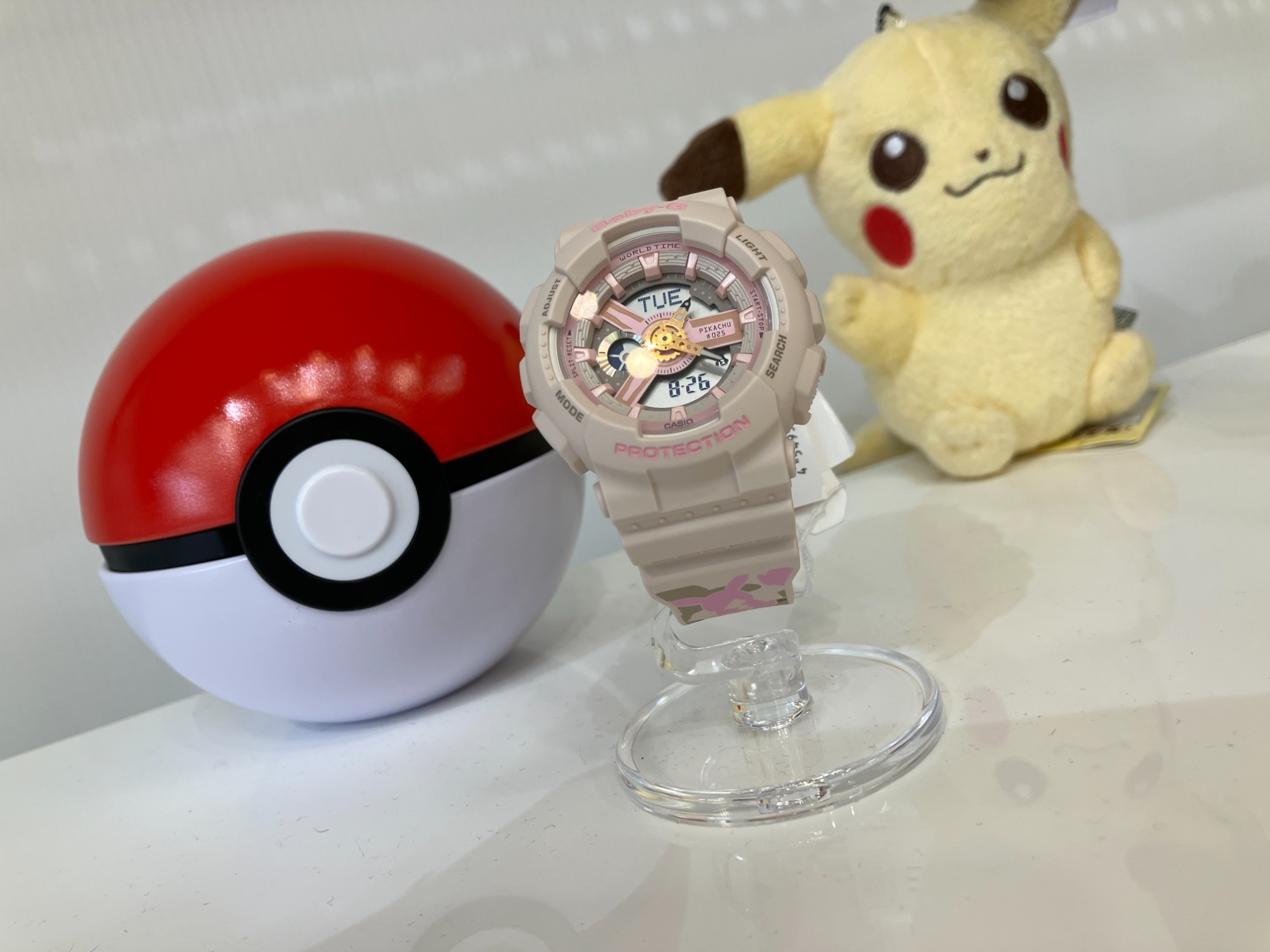 CASIO ポケモンコラボ デジタル腕時計 カシオの「BABY-G」が25周年でポケモンのピカチュウとコラボ