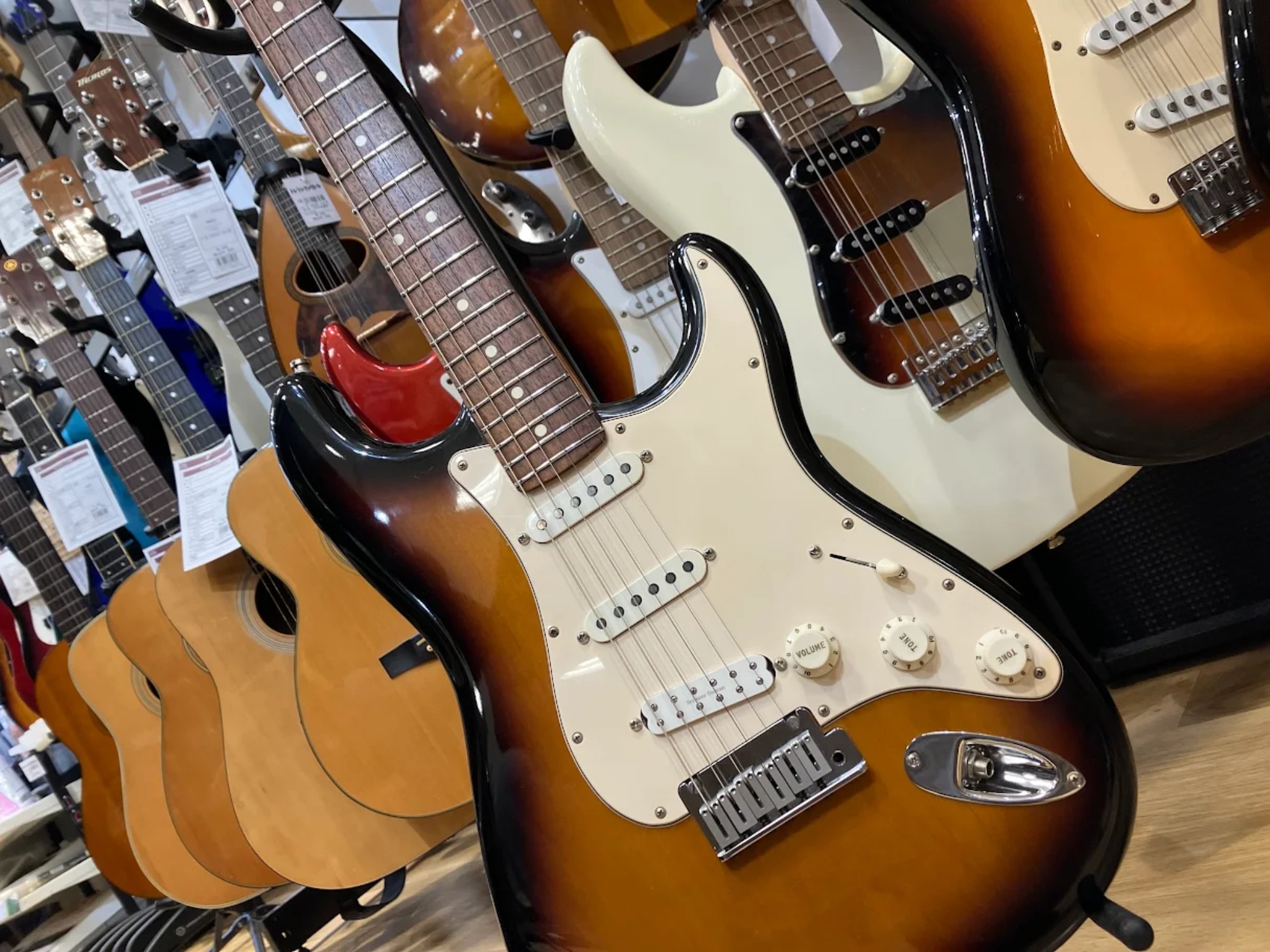 fender USA ストラトキャスター Early'54 Sunburst/Maple neck VG-2240｜ビンテージフェンダー