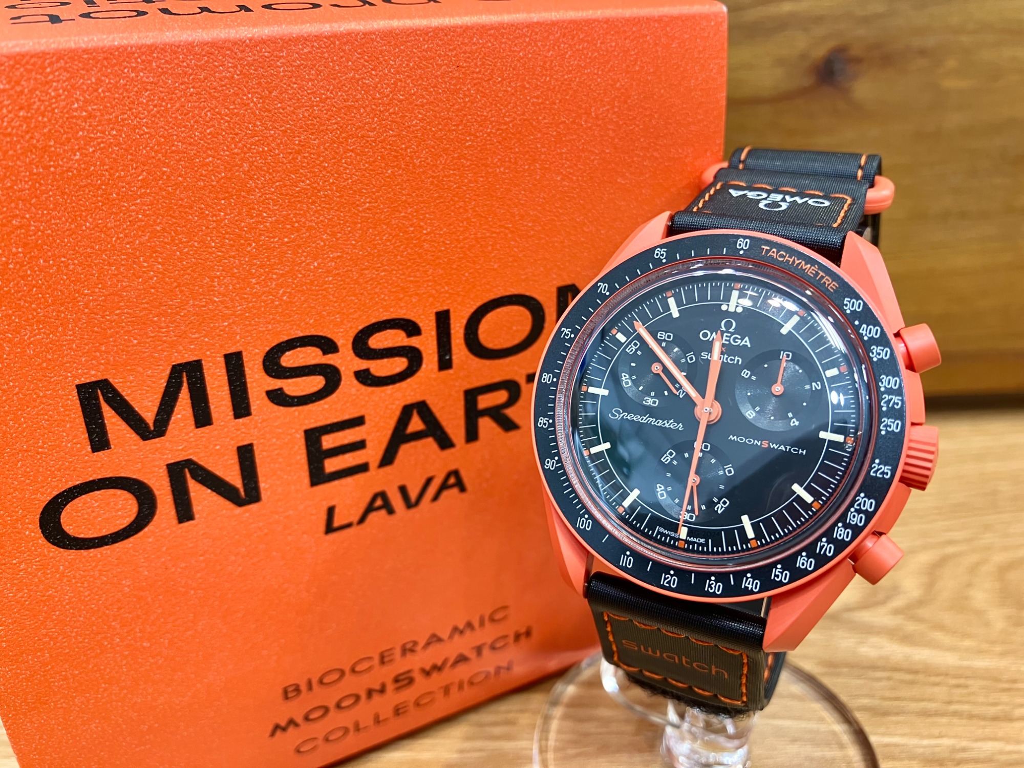 オウグ OMEGA × SWATCH （オメガ × スウォッチ）バイオセラミック デジタル